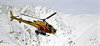 Helikopter im Schnee